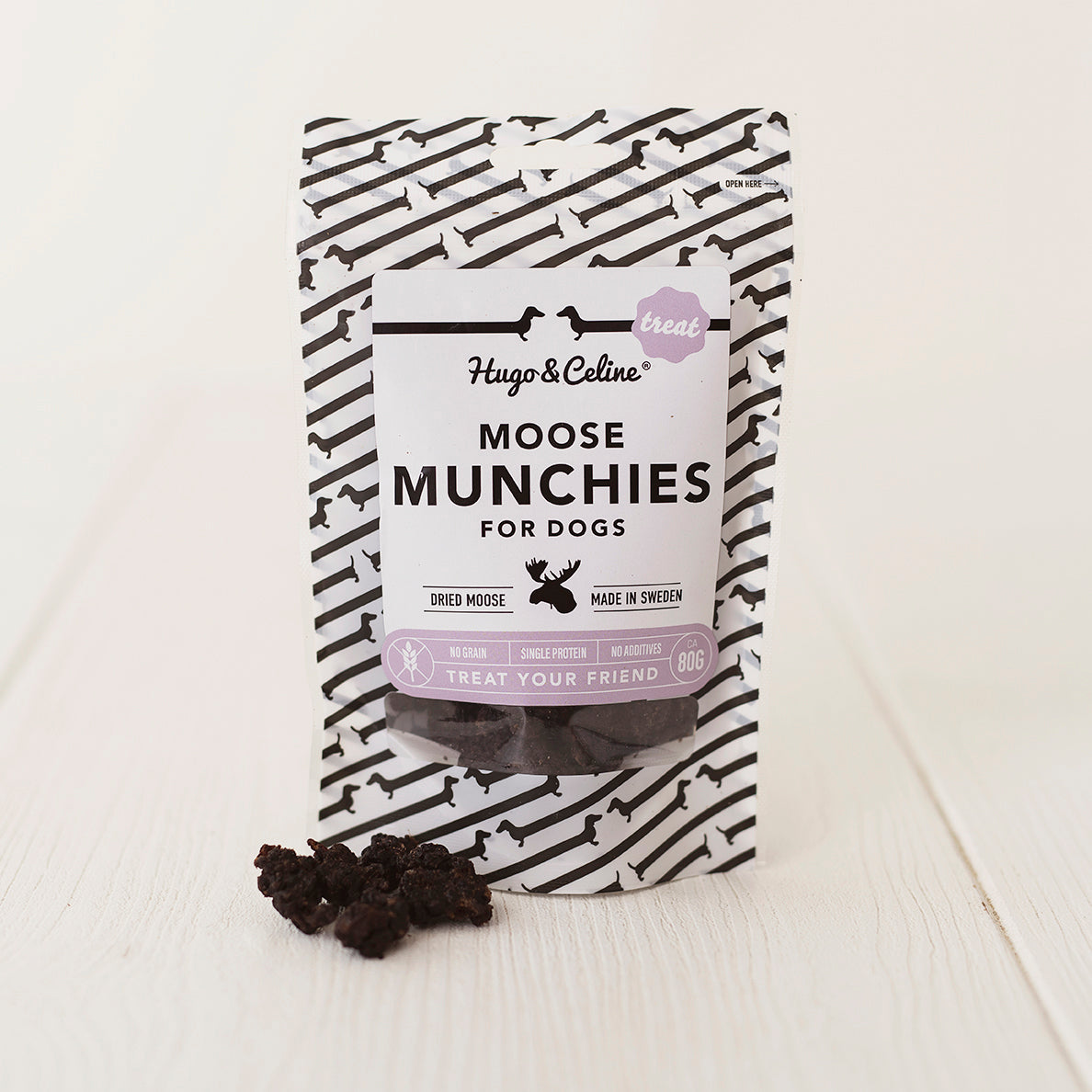 Hugo & Celine - Hundegodteri Moose Munchies