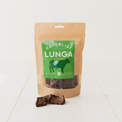 Naturligt® - Storfelunge tynne biter 50g